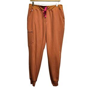 Figs Womens Terra Cotta Zamora Joggers Limited Edition L